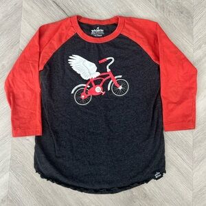 7/8yrs Whistle And Flute Bicycle Raglan